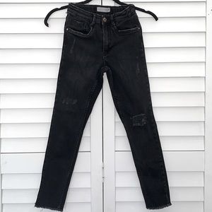 Zara Girls Vintage Black Denim